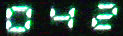デジタル数字その8(スペースディフェンダー)