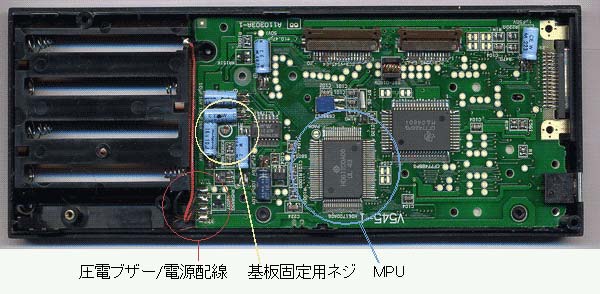 CASIO PB-1000 FOREVER!プラスワン:CASIOポケコン VX-4 内蔵