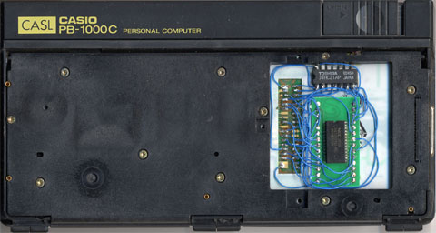 PB-1000/Cの32KBメモリを増設しよう!