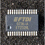 USBシリアル変換チップ「FT232RL」